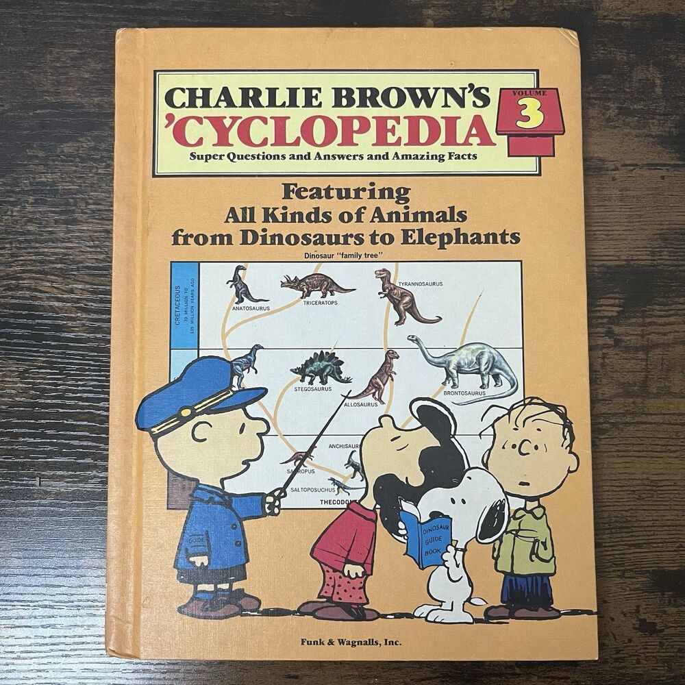 Vintage 1980 Charlie Brown’s Cyclopedia Vol. 3 Peanuts Super Questions & Answers